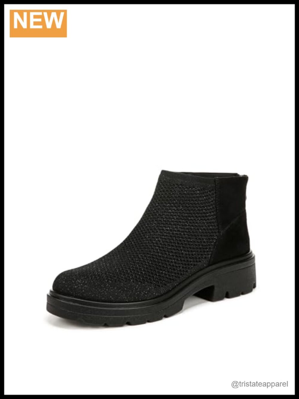 BZEES May Ankle Booties Stretch Knit Pull-On